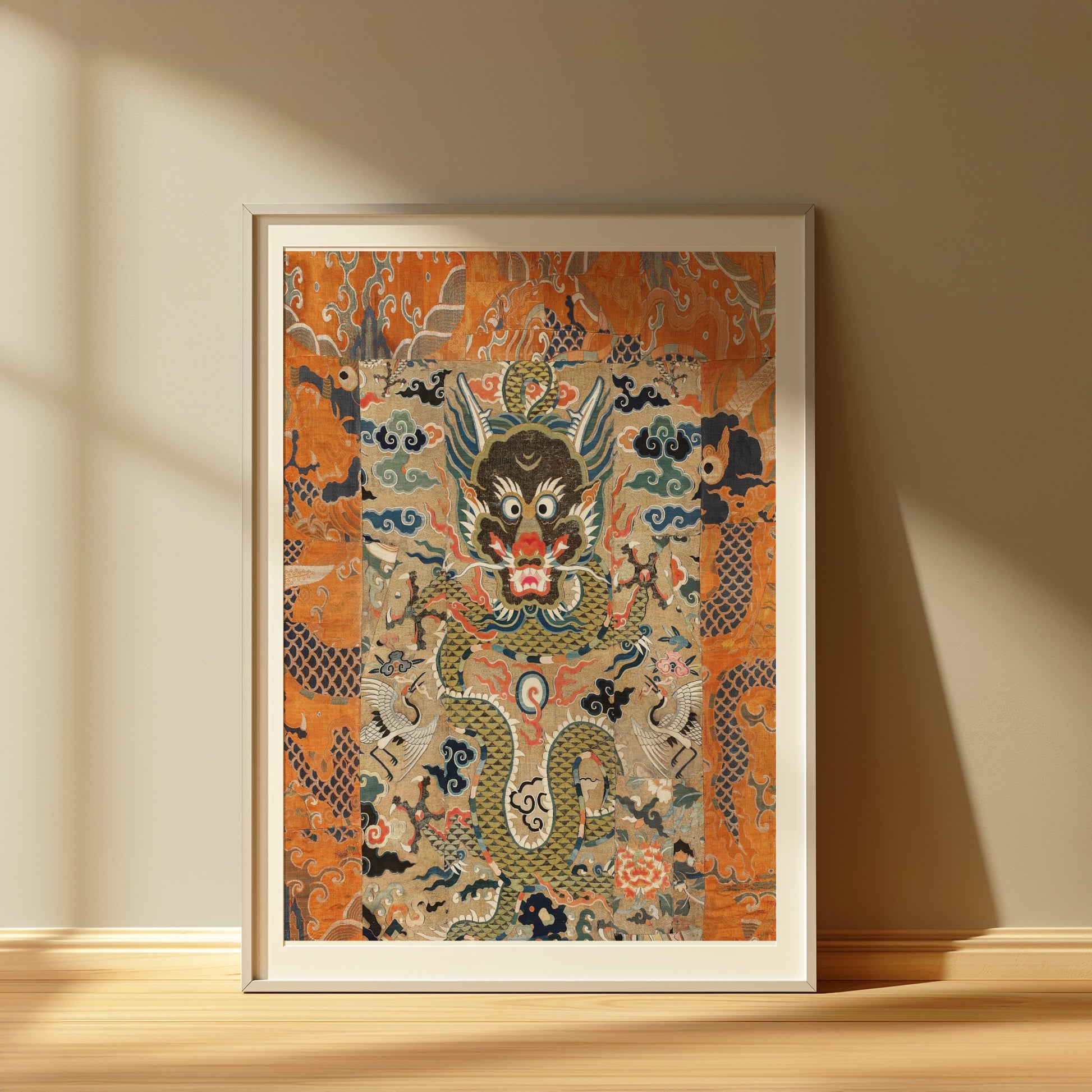 Premium Poster of Exquisite Japanese Dragon Themed Wall Art Posters