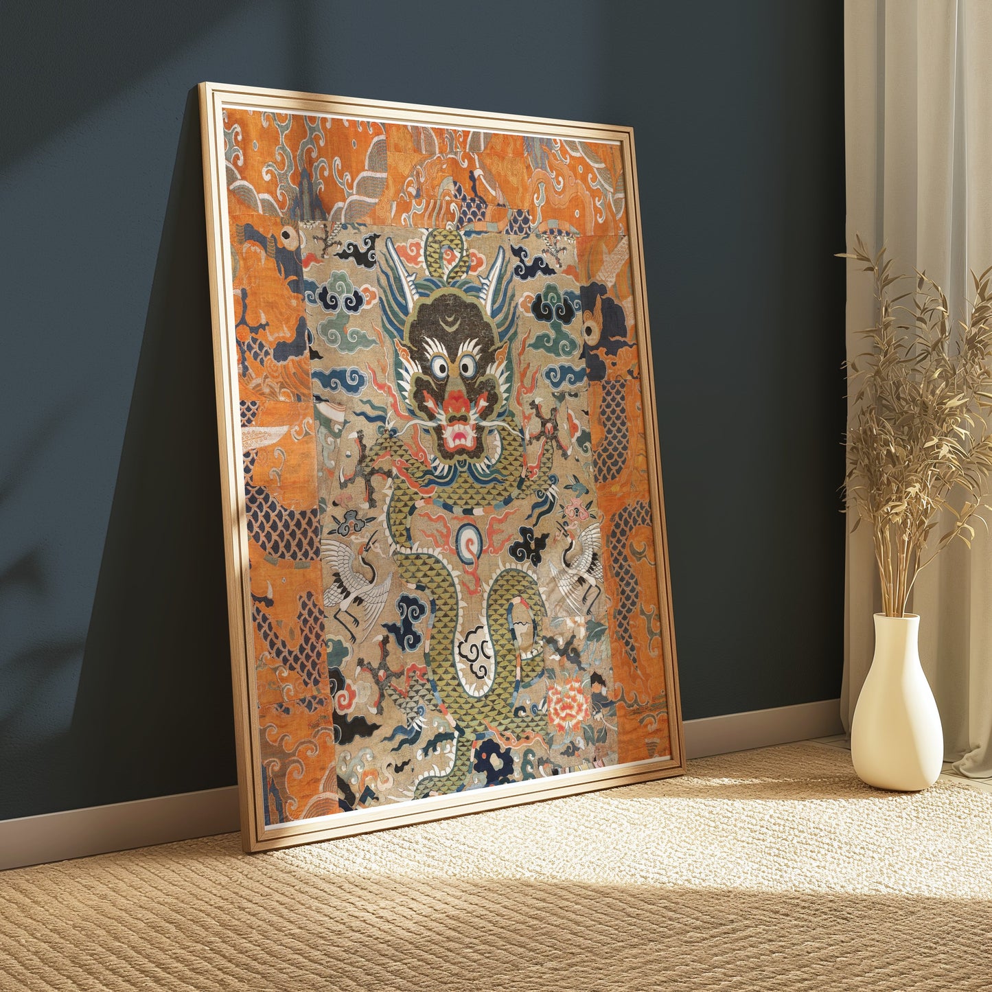 Premium Poster of Exquisite Japanese Dragon Themed Wall Art Posters