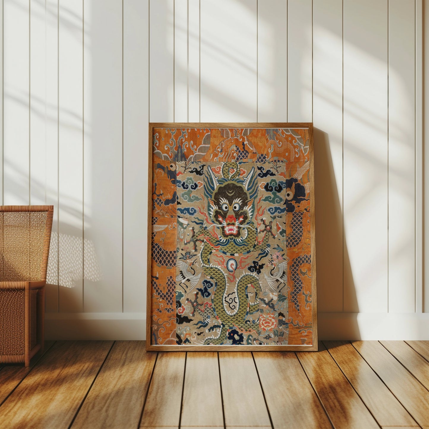 Premium Poster of Exquisite Japanese Dragon Themed Wall Art Posters