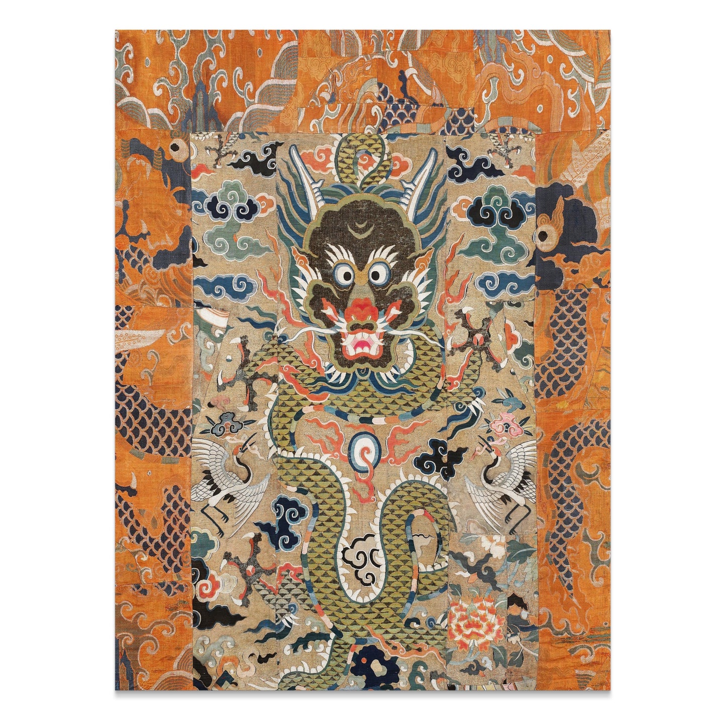 Premium Poster of Exquisite Japanese Dragon Themed Wall Art Posters
