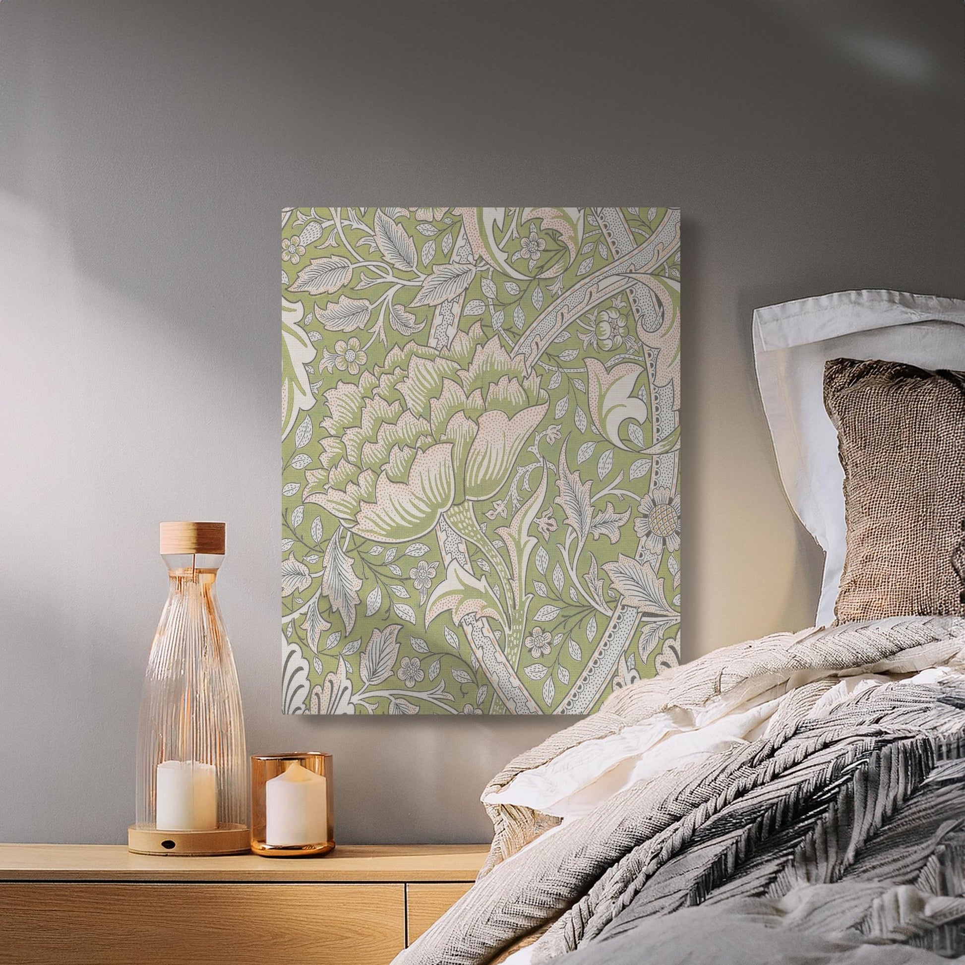 Premium Poster of Exquisite William Morris Botanical Art Canvas Wraps