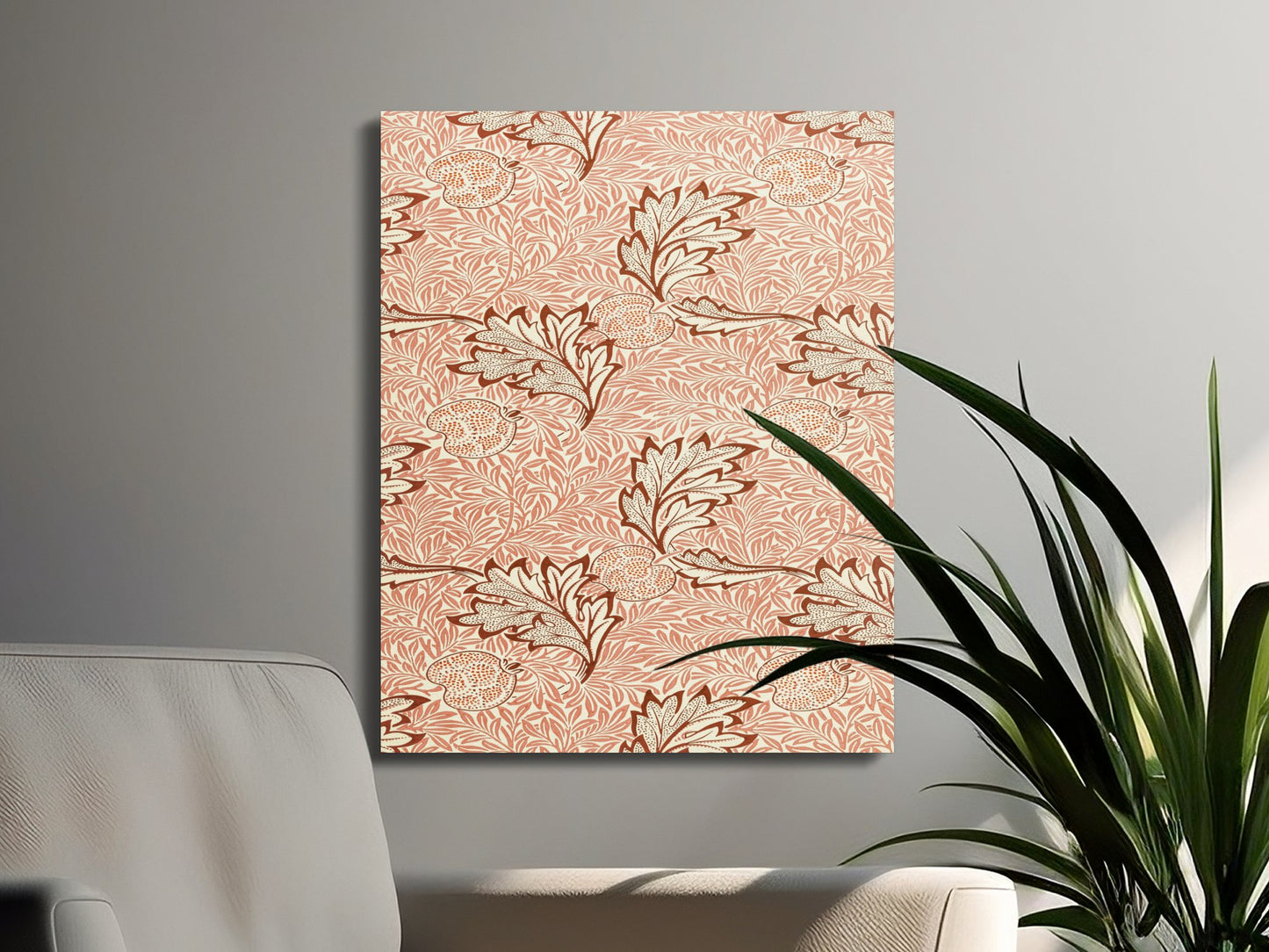 Premium Poster of Exquisite William Morris Floral Pattern Canvas Wraps