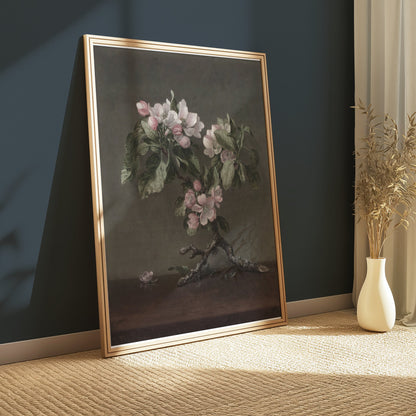 Premium Poster of Floral Art Apple Blossoms Botanical Study Posters
