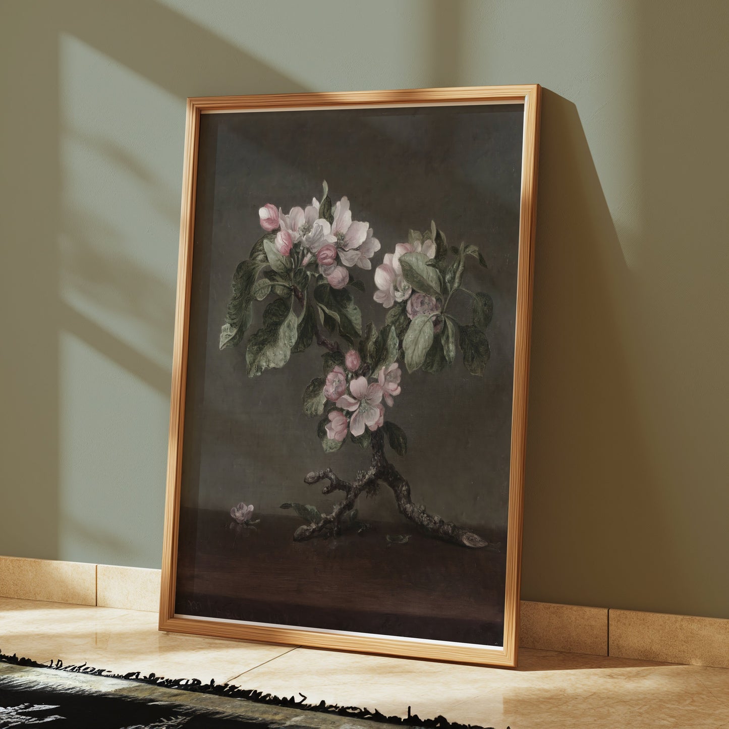 Premium Poster of Floral Art Apple Blossoms Botanical Study Posters