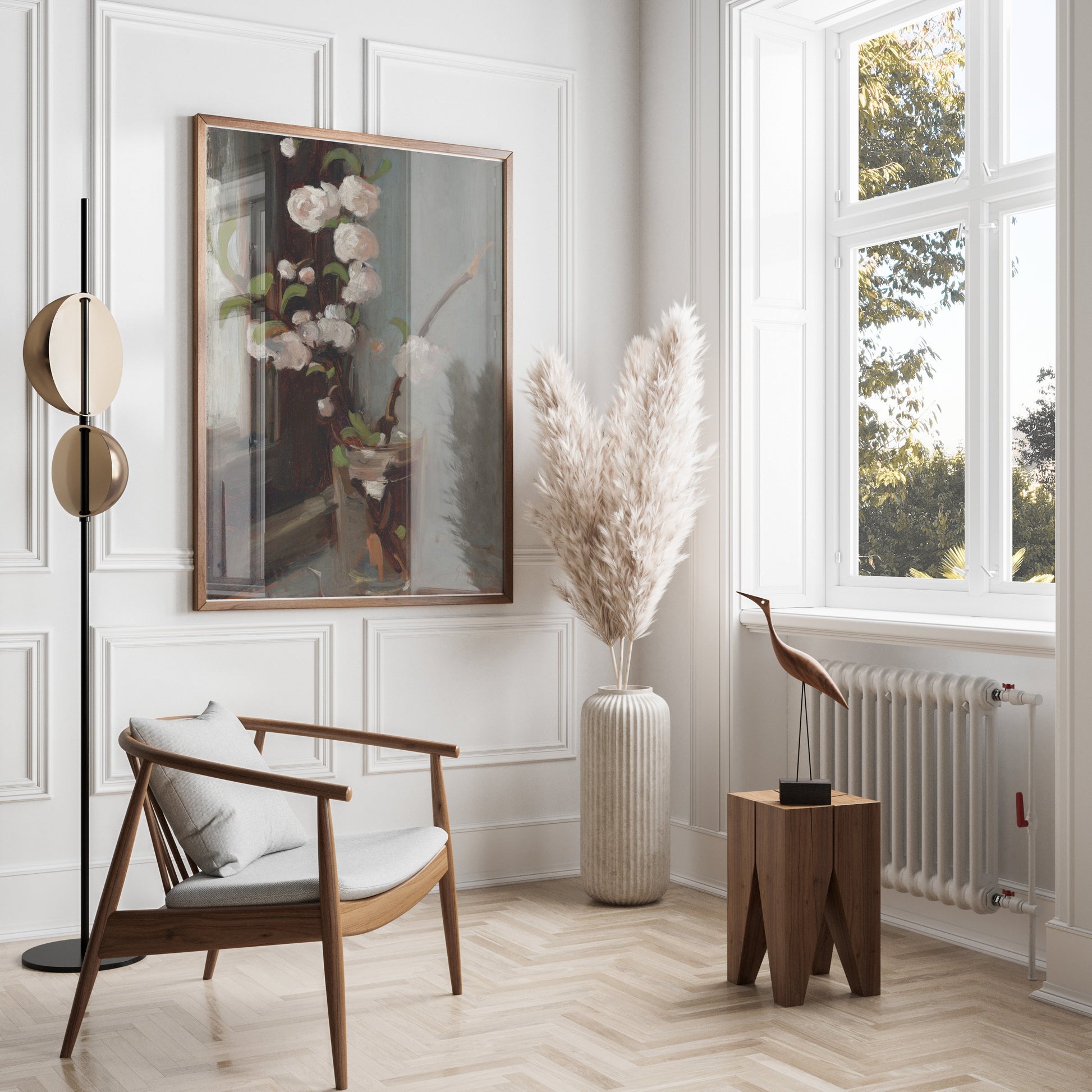 Premium Poster of Floral Still Life Featuring Blossoms Posters