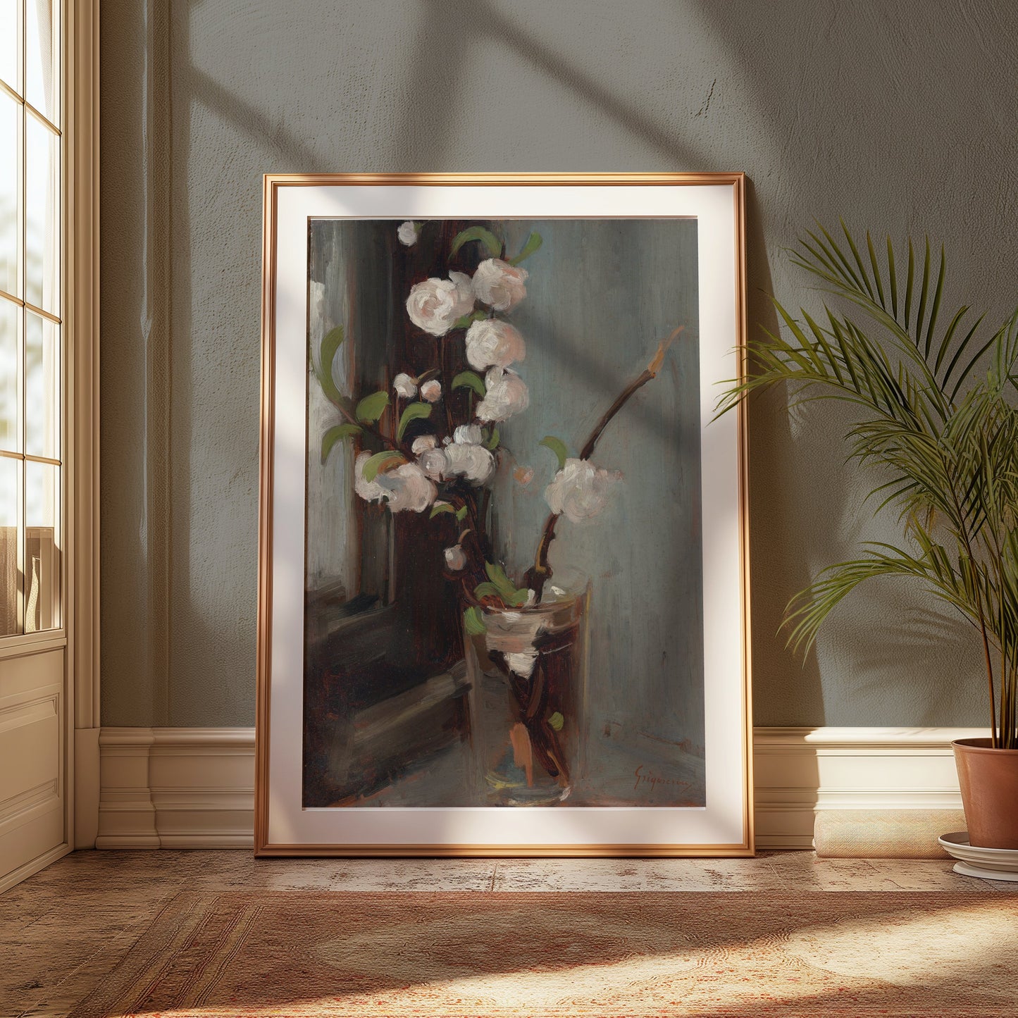 Premium Poster of Floral Still Life Featuring Blossoms Posters