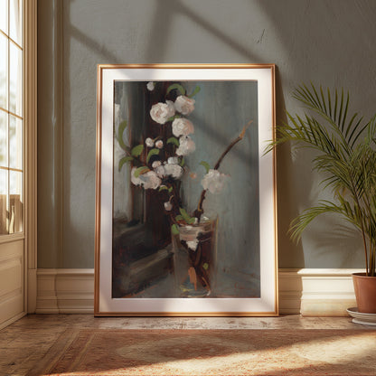 Premium Poster of Floral Still Life Featuring Blossoms Posters
