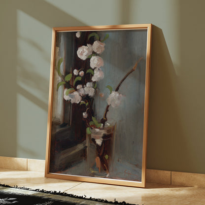Premium Poster of Floral Still Life Featuring Blossoms Posters