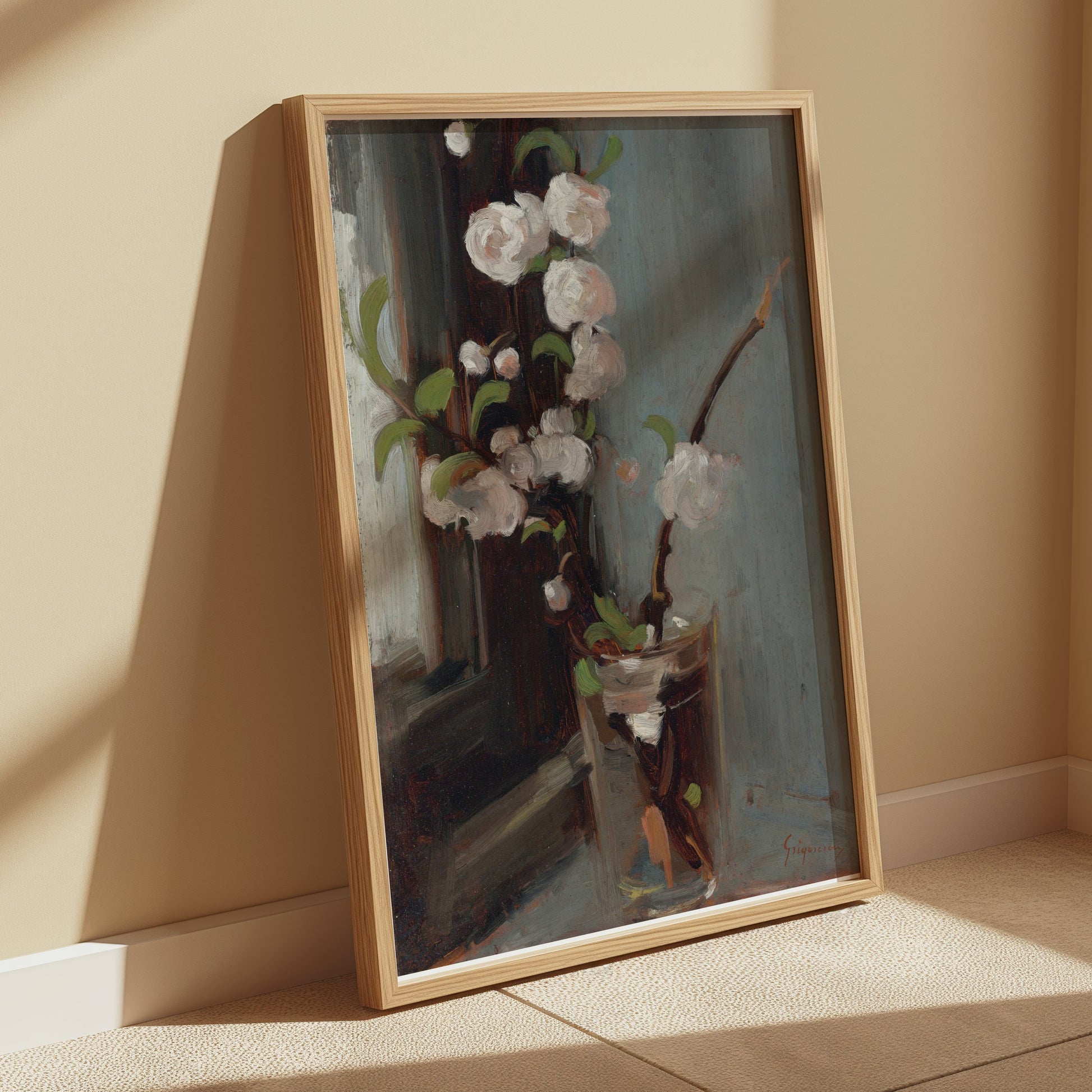 Premium Poster of Floral Still Life Featuring Blossoms Posters