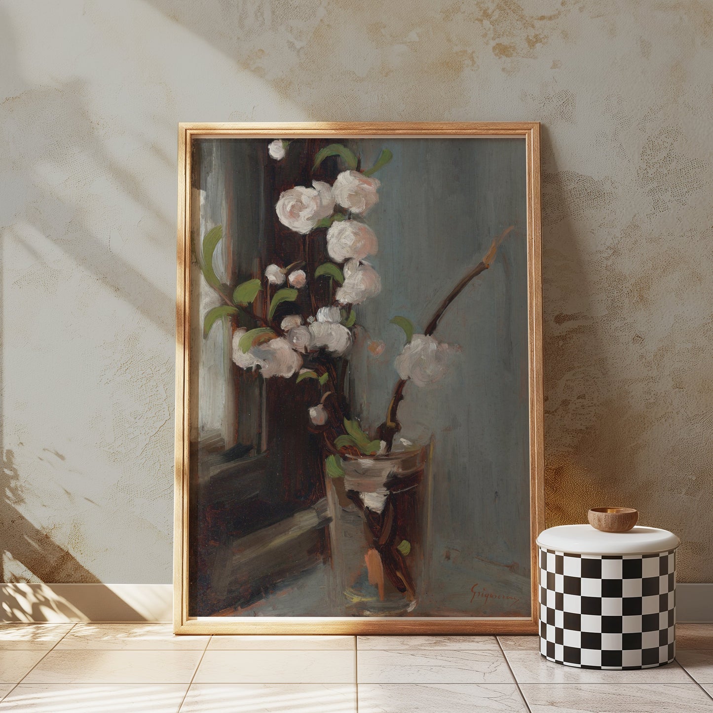 Premium Poster of Floral Still Life Featuring Blossoms Posters