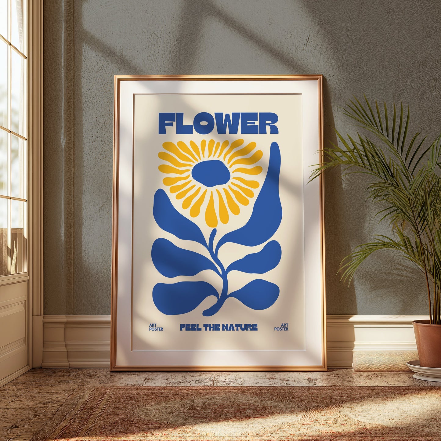 Premium Poster of Flower Feel The Nature Art Posters for Home Decor
