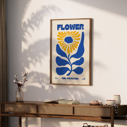 Premium Poster of Flower Feel The Nature Art Posters for Home Decor