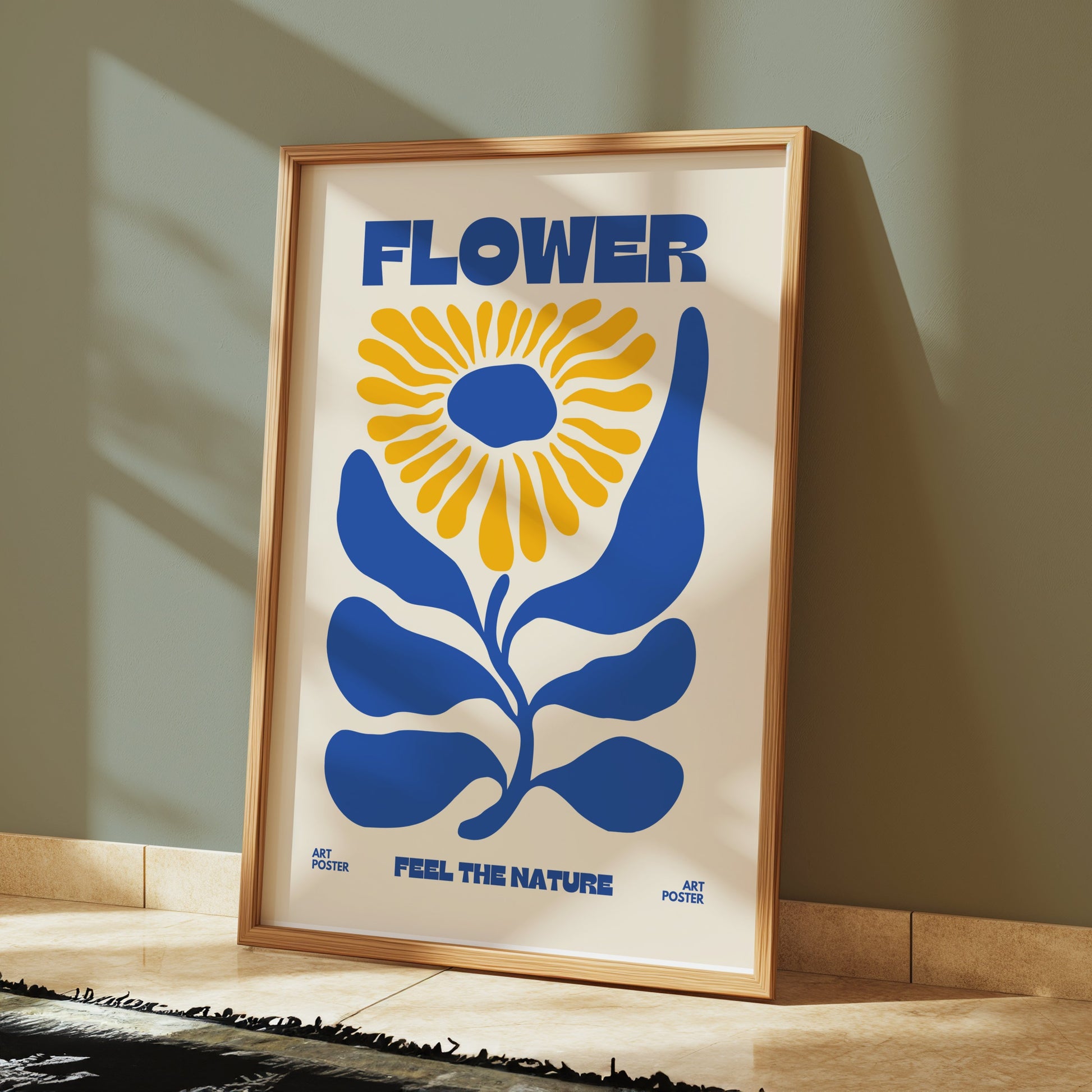Premium Poster of Flower Feel The Nature Art Posters for Home Decor