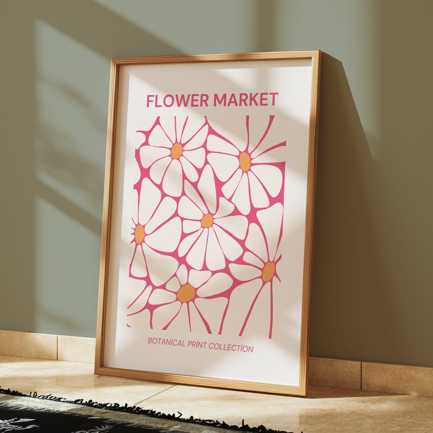 Premium Poster of Flower Market Botanical Print Collection Posters