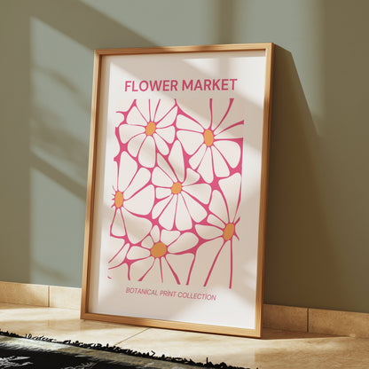 Premium Poster of Flower Market Botanical Print Collection Posters