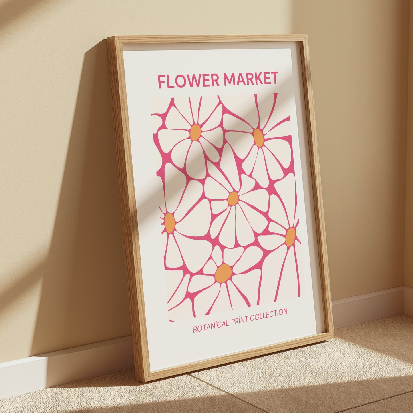 Premium Poster of Flower Market Botanical Print Collection Posters