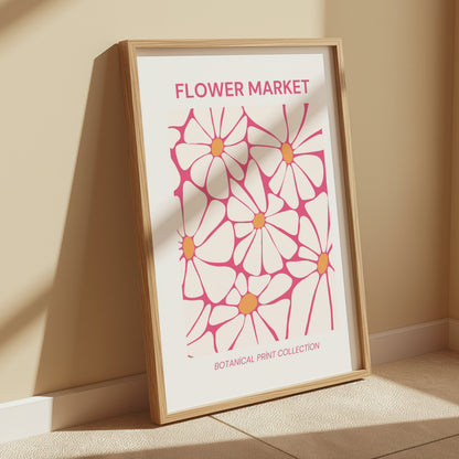 Premium Poster of Flower Market Botanical Print Collection Posters