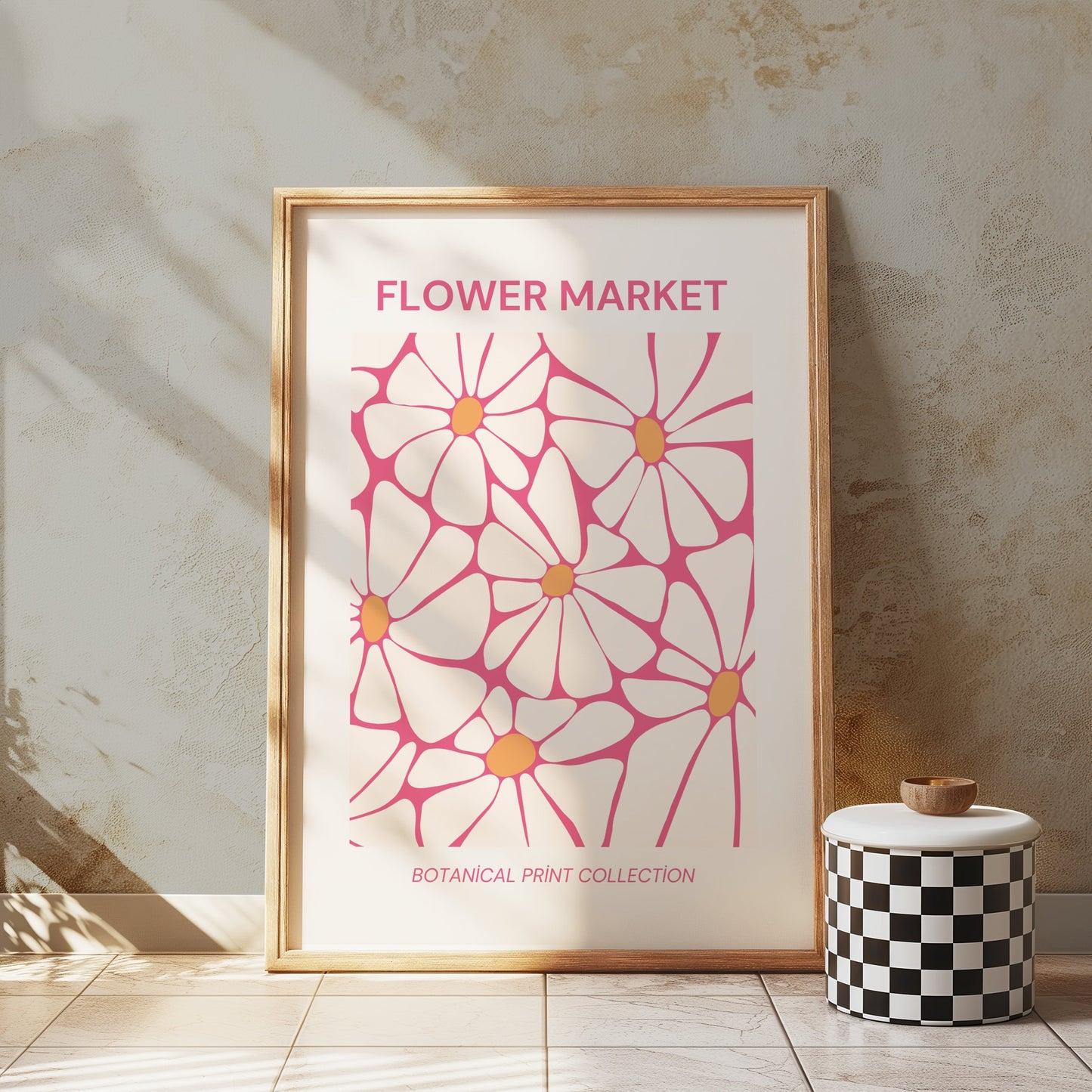 Premium Poster of Flower Market Botanical Print Collection Posters