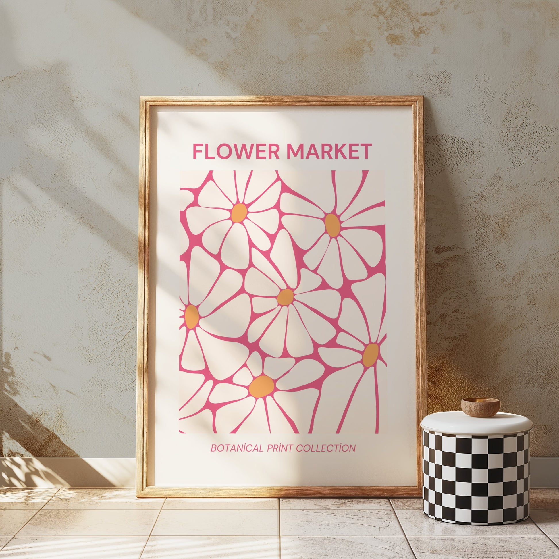 Premium Poster of Flower Market Botanical Print Collection Posters