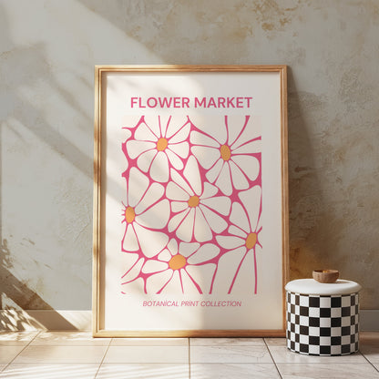 Premium Poster of Flower Market Botanical Print Collection Posters