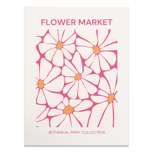 Premium Poster of Flower Market Botanical Print Collection Posters