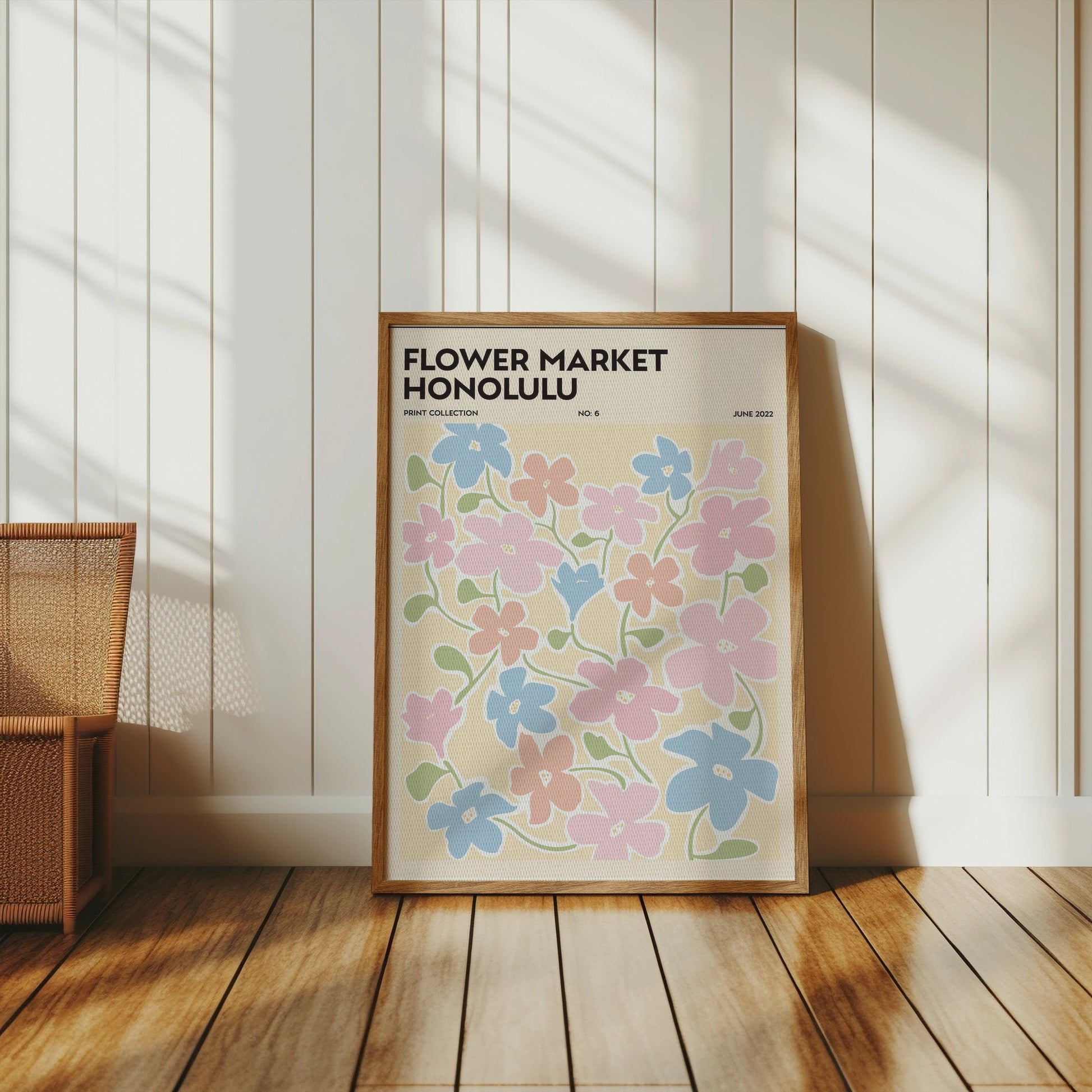 Premium Poster of Flower Market Honolulu Print Collection No 6 Posters