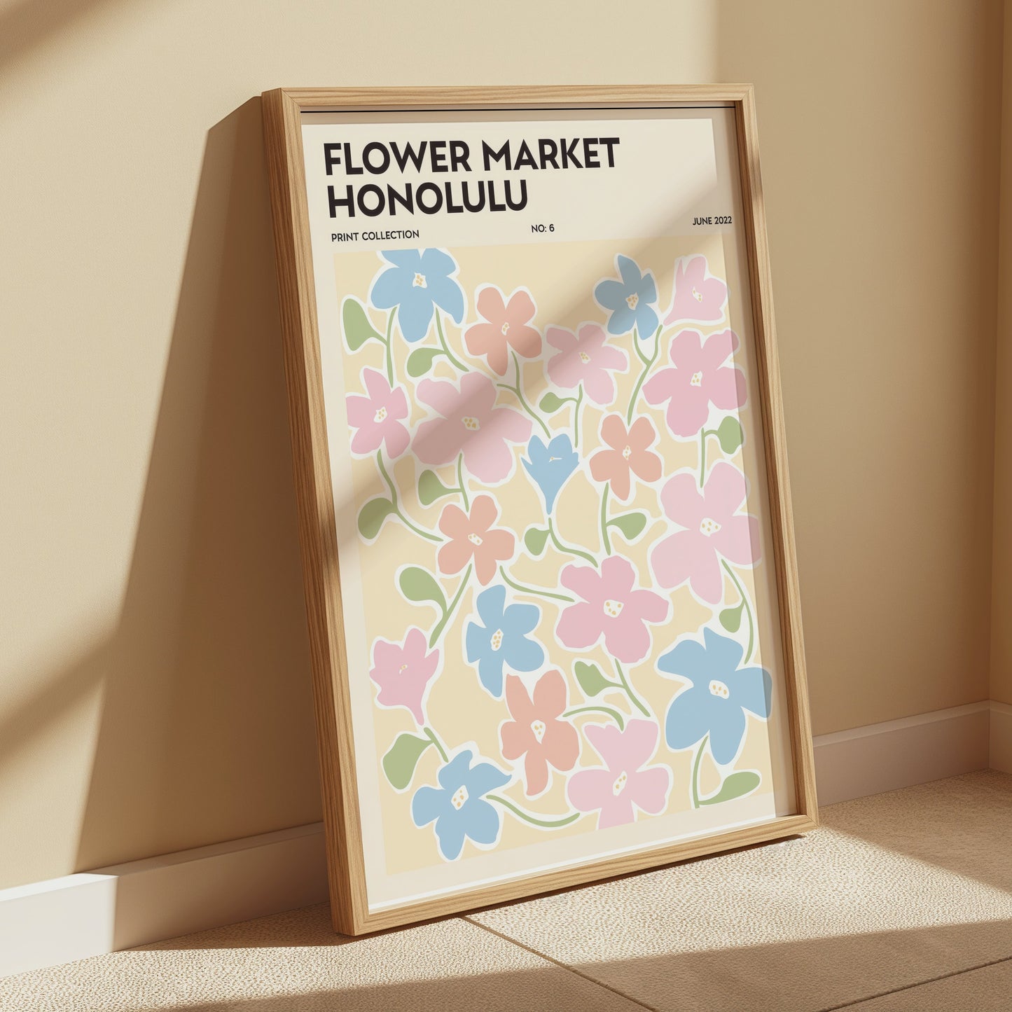 Premium Poster of Flower Market Honolulu Print Collection No 6 Posters