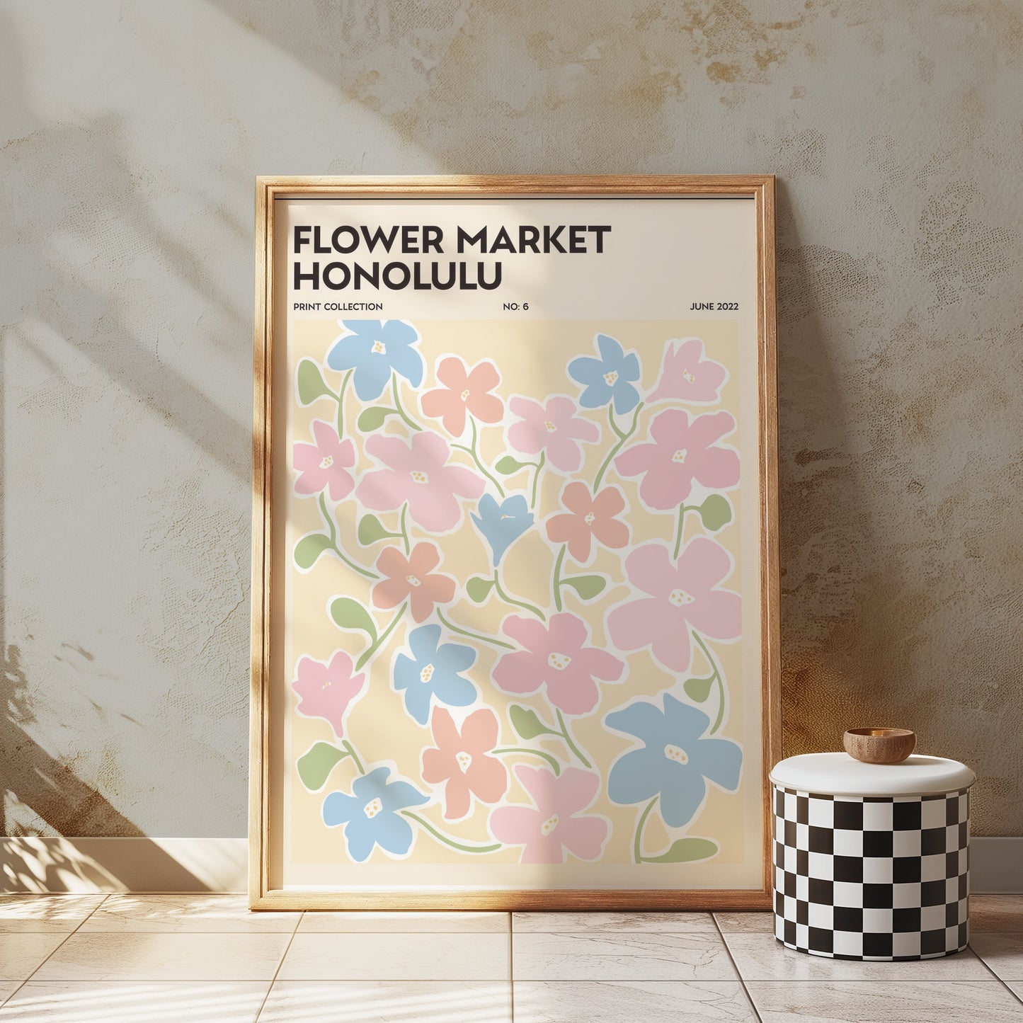Premium Poster of Flower Market Honolulu Print Collection No 6 Posters