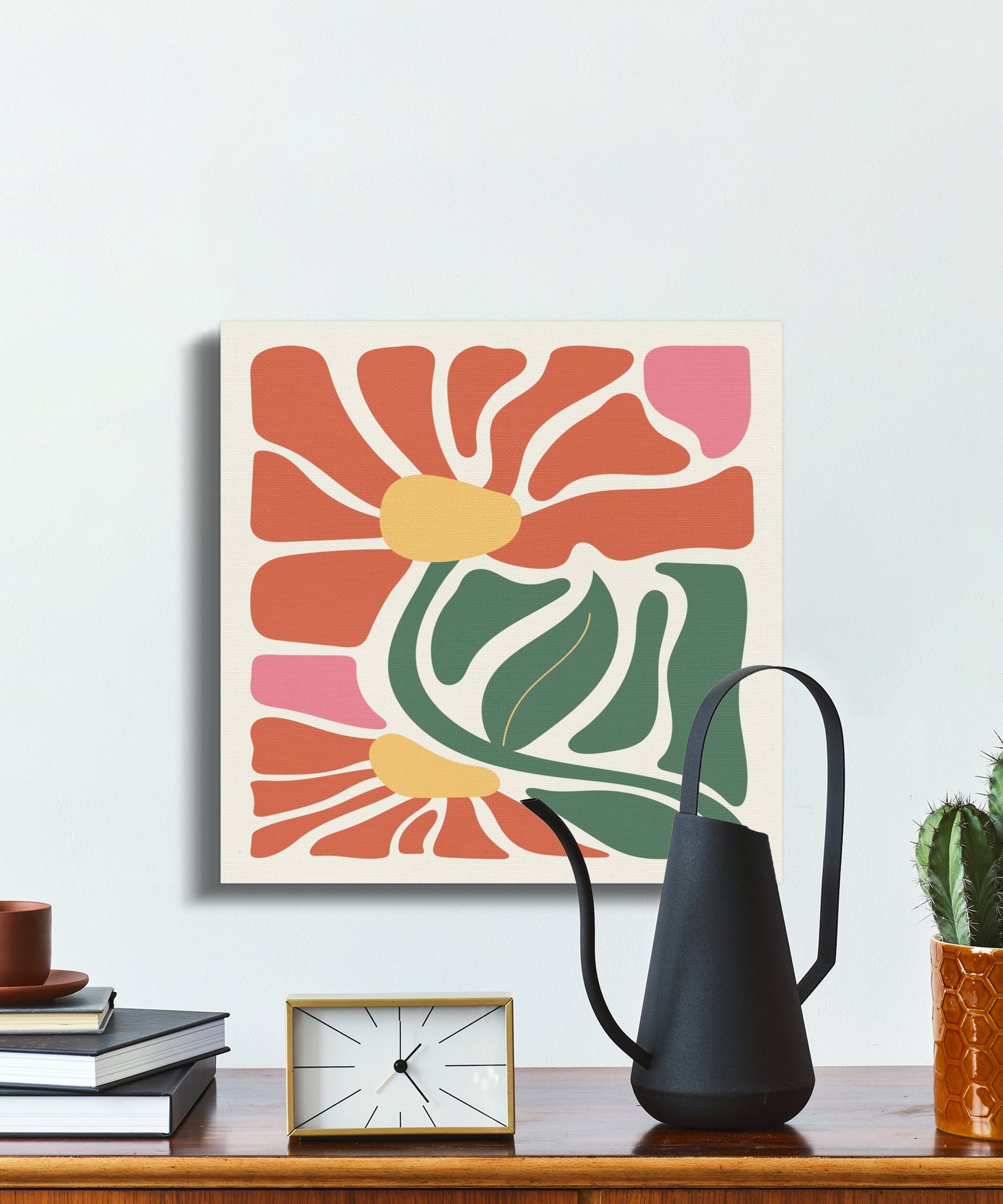 Premium Poster of Flower Petals Abstract Floral Wall Art Canvas Wraps
