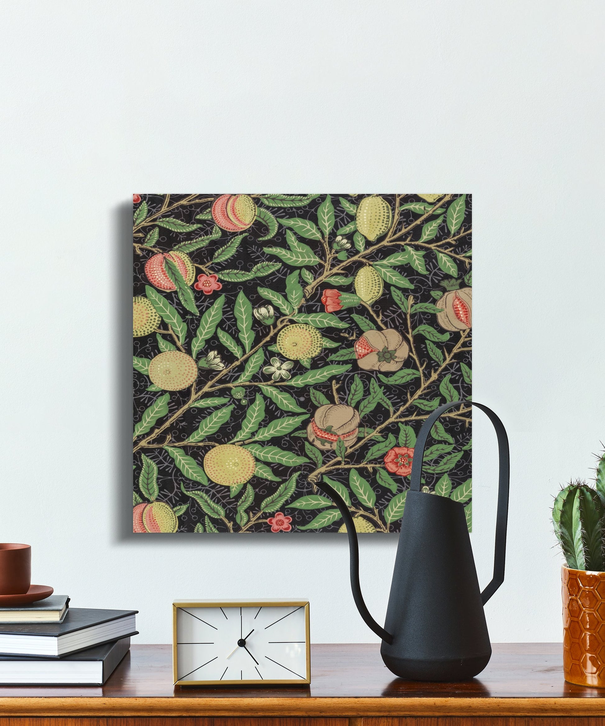 Premium Poster of Fruit and Floral William Morris Art on Canvas Wraps