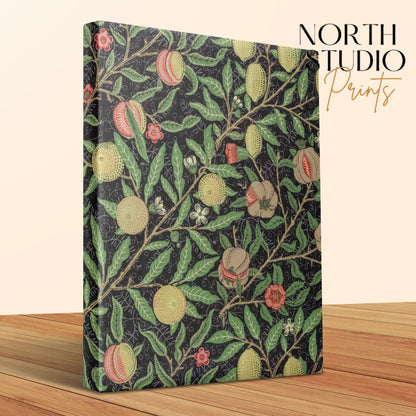 Premium Poster of Fruit and Floral William Morris Art on Canvas Wraps