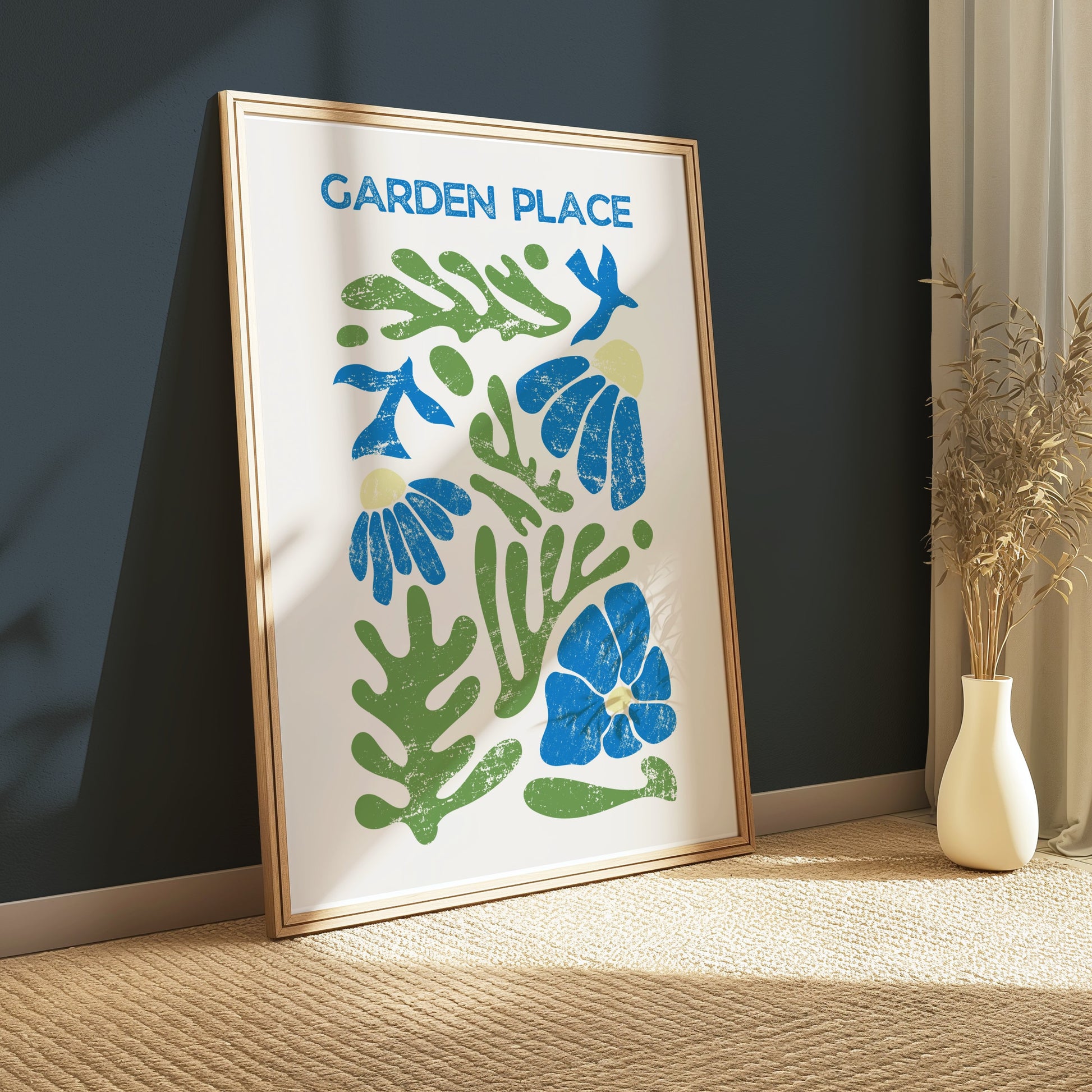 Premium Poster of Garden Place Botanical Art Print Wall Decor Posters