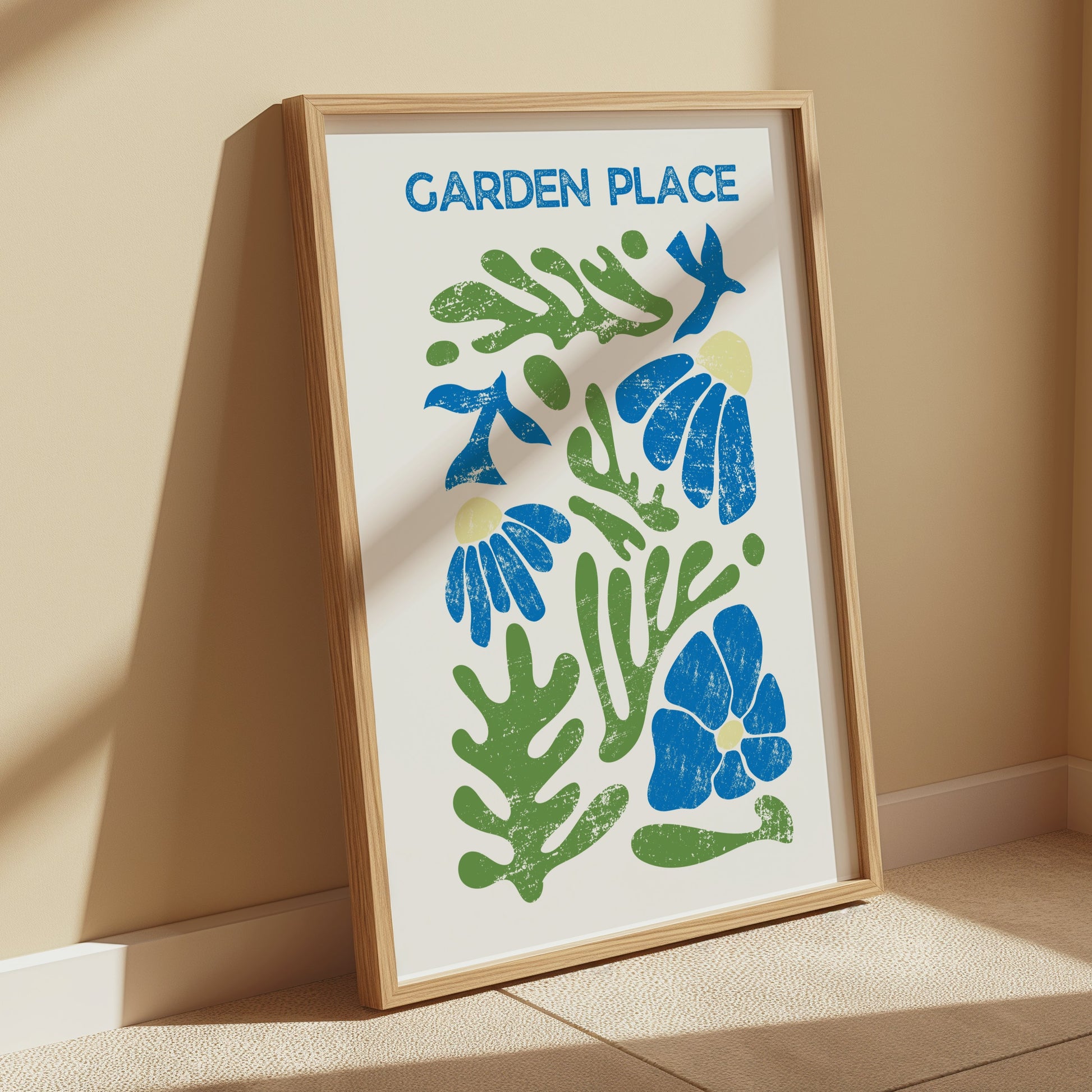 Premium Poster of Garden Place Botanical Art Print Wall Decor Posters