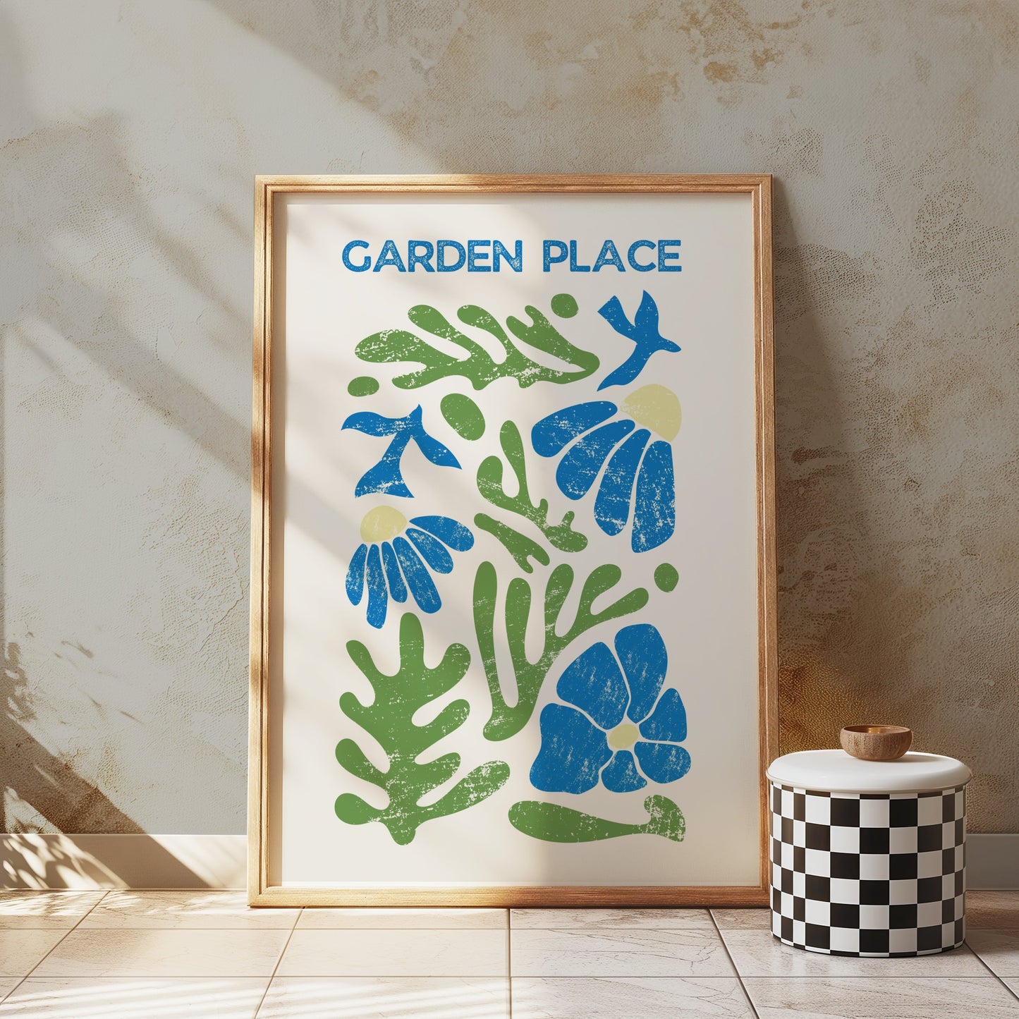 Premium Poster of Garden Place Botanical Art Print Wall Decor Posters