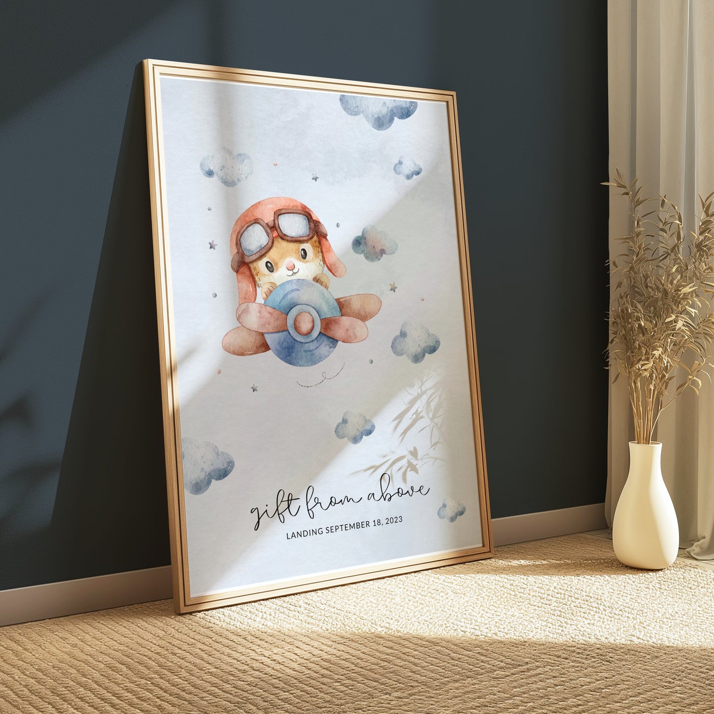 Premium Poster of Gift From Above Baby Announcement Posters