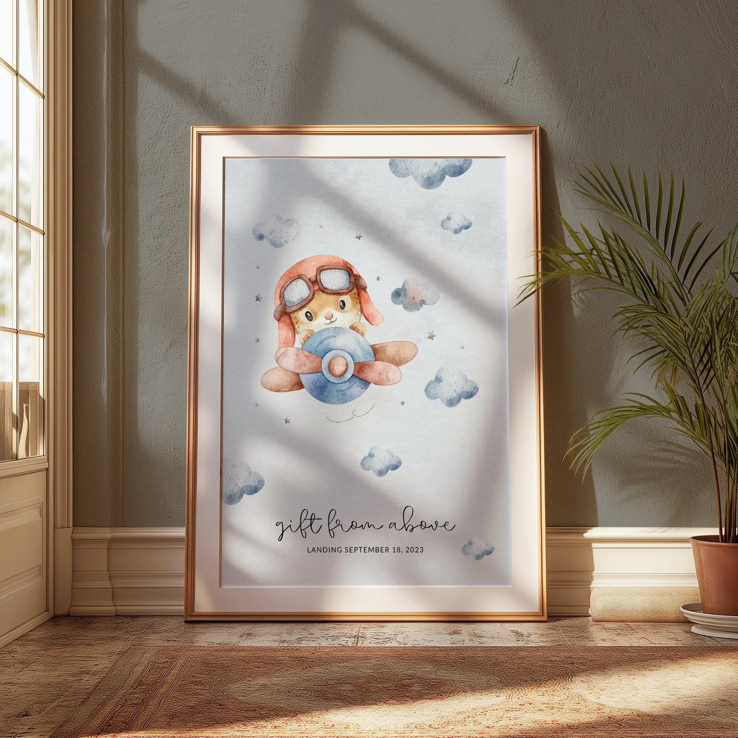 Premium Poster of Gift From Above Baby Announcement Posters