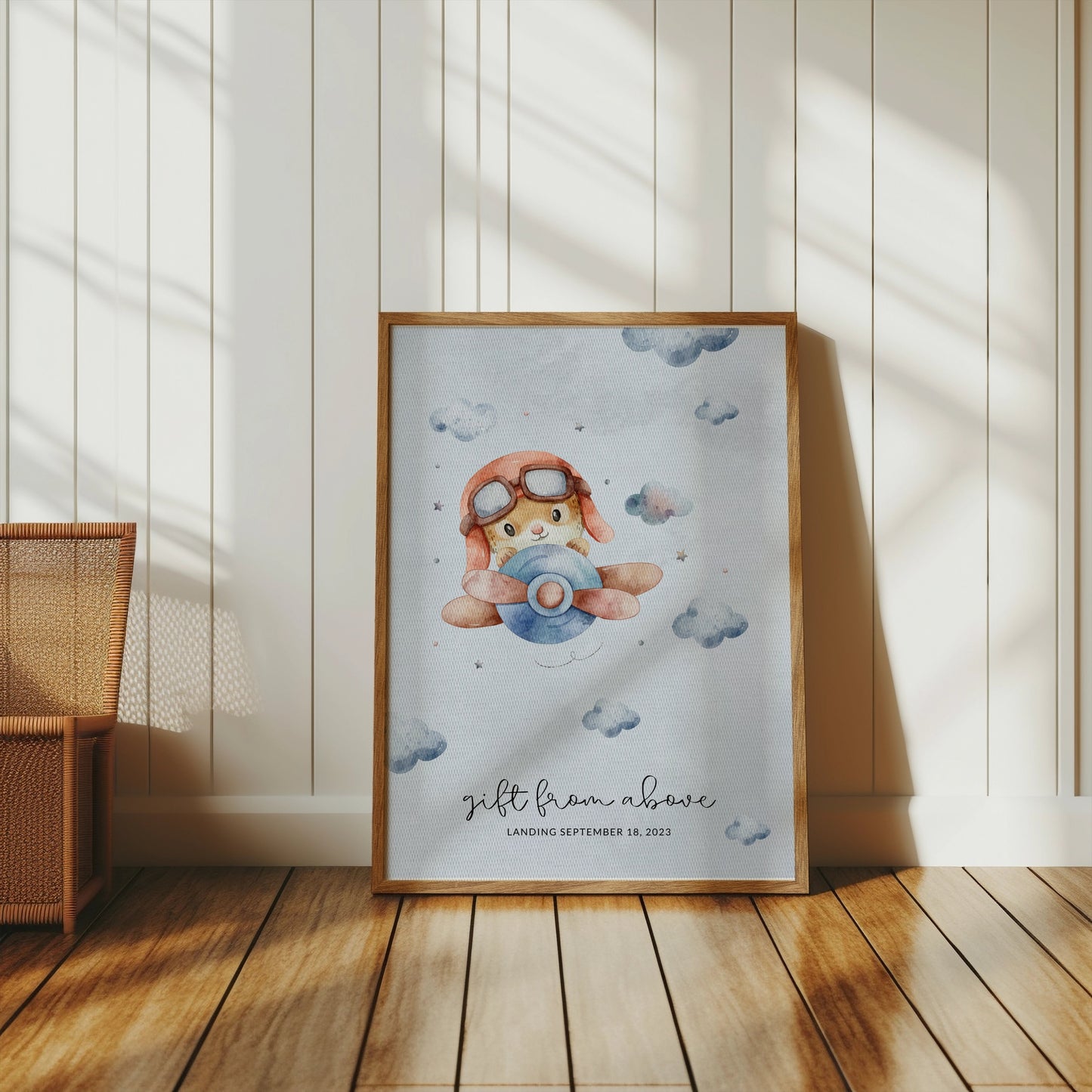 Premium Poster of Gift From Above Baby Announcement Posters