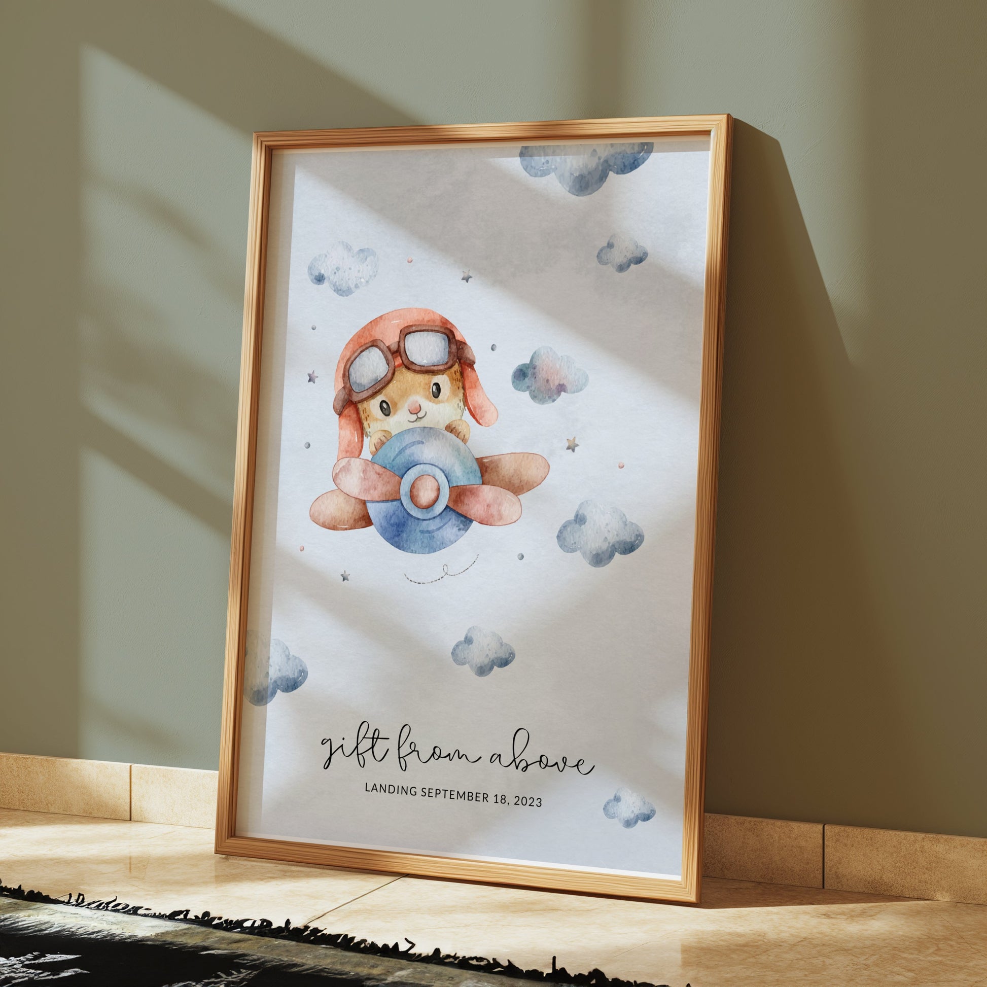 Premium Poster of Gift From Above Baby Announcement Posters