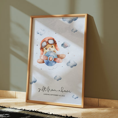 Premium Poster of Gift From Above Baby Announcement Posters