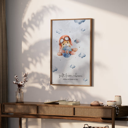 Premium Poster of Gift From Above Baby Announcement Posters