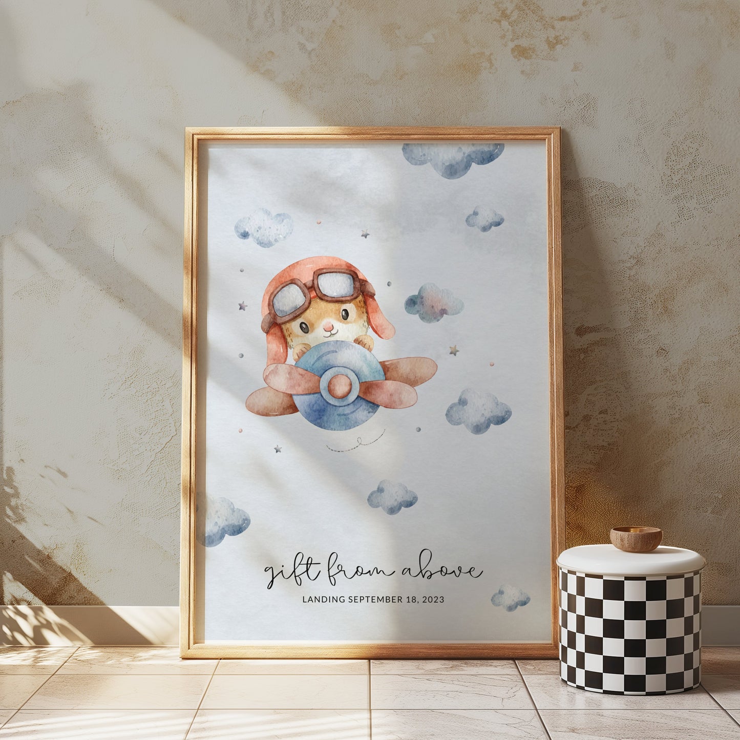 Premium Poster of Gift From Above Baby Announcement Posters