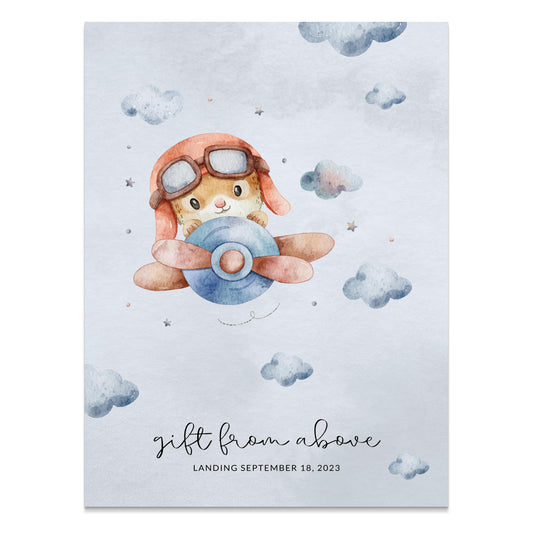Premium Poster of Gift From Above Baby Announcement Posters