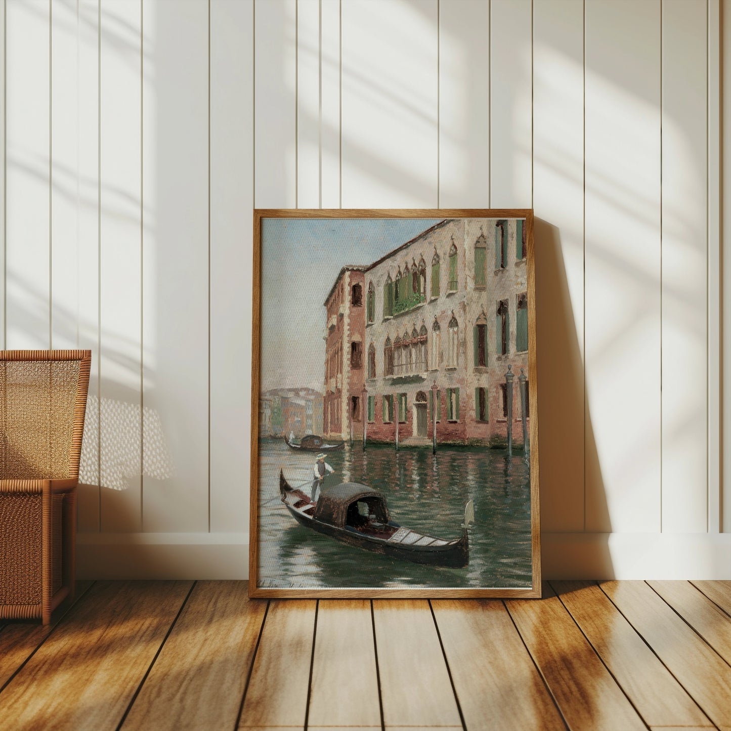 Premium Poster of Gondola Ride Along Historic Canal Wall Art Posters