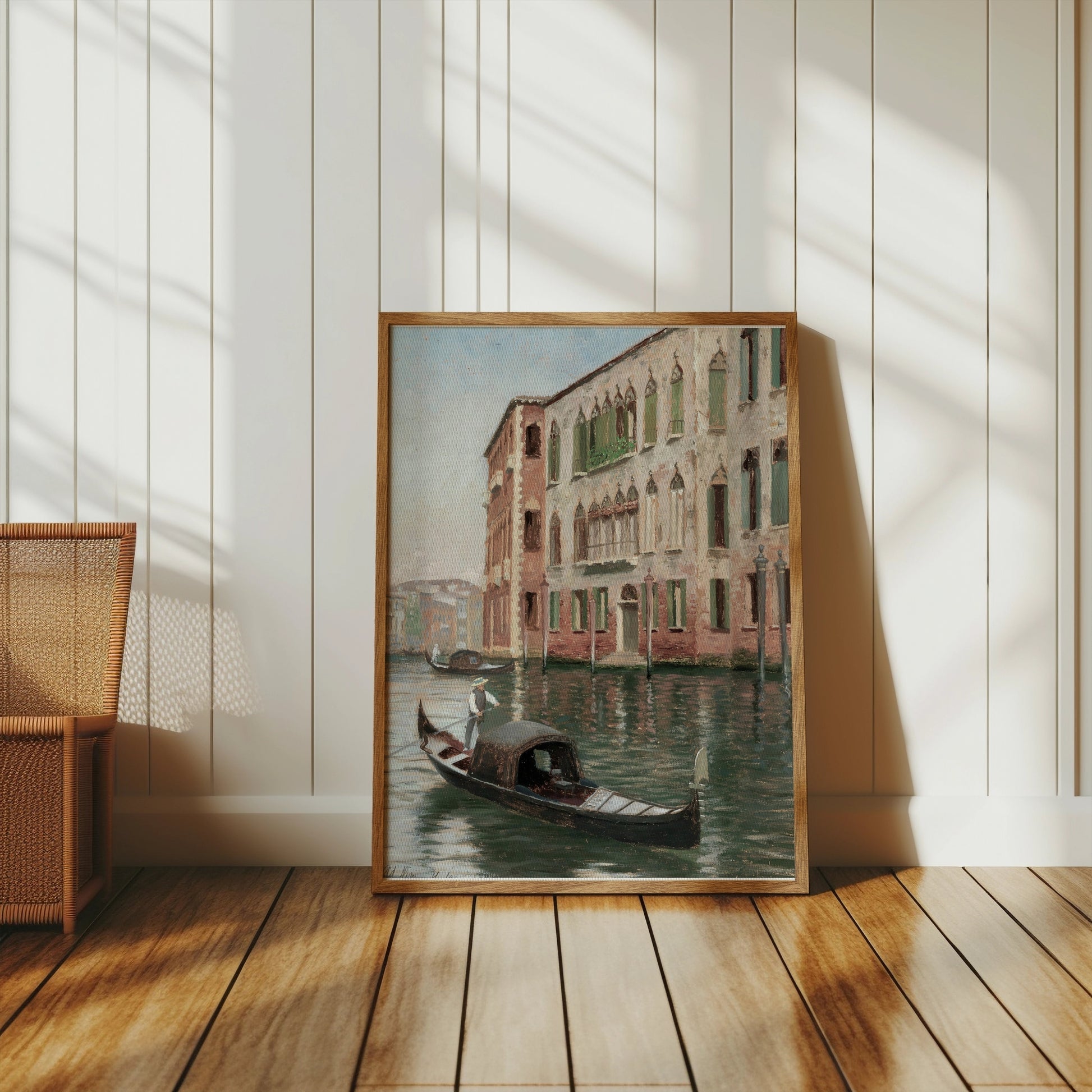 Premium Poster of Gondola Ride Along Historic Canal Wall Art Posters
