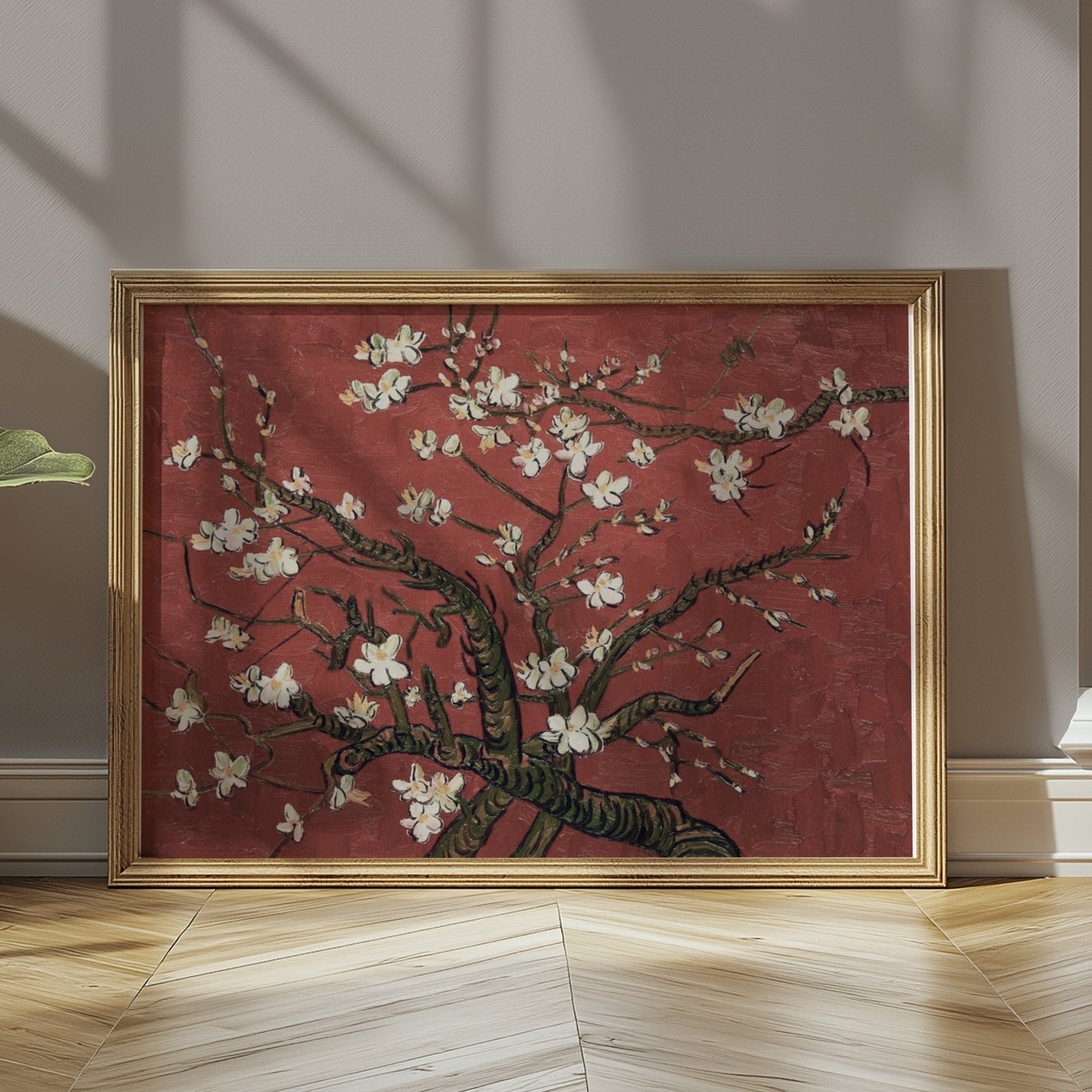 Premium Poster of Gorgeous Blossoming Almond Tree Art Print Posters