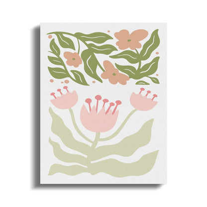 Premium Poster of Gorgeous Botanical Illustration on Canvas Wraps