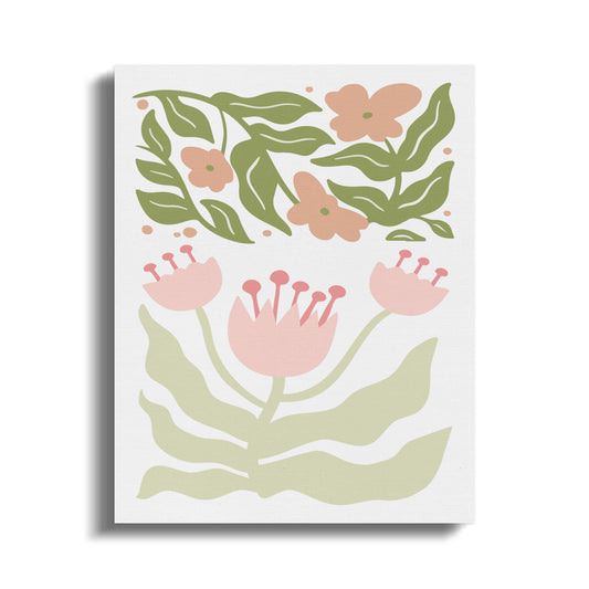 Premium Poster of Gorgeous Botanical Illustration on Canvas Wraps