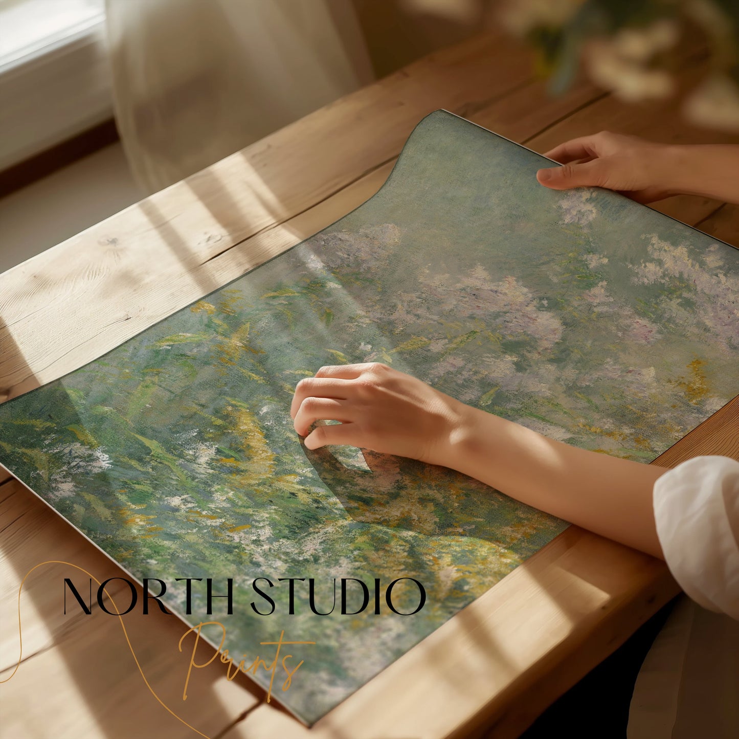 Premium Poster of Gorgeous Impressionist Style Floral Art Posters