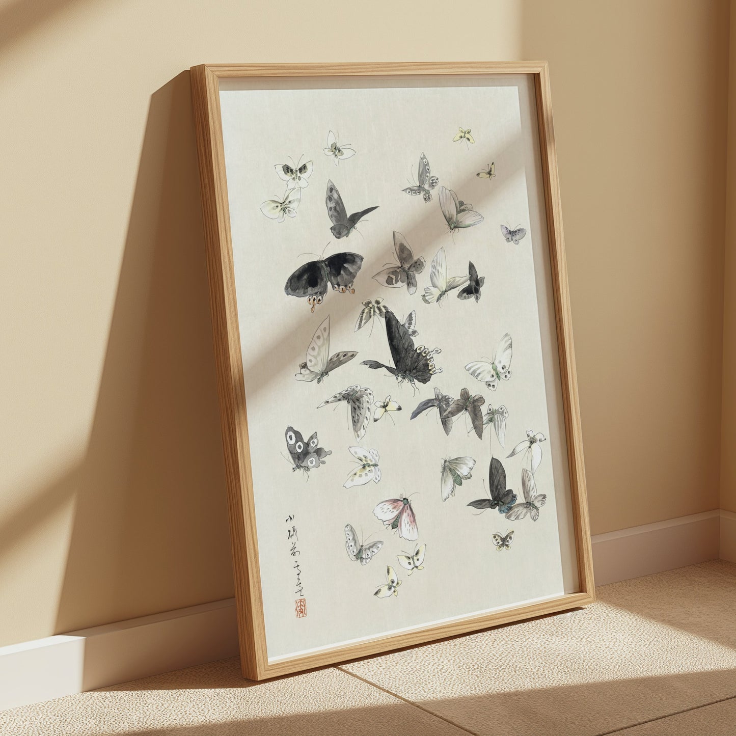 Premium Poster of Graceful Butterfly Illustration Art Print Posters