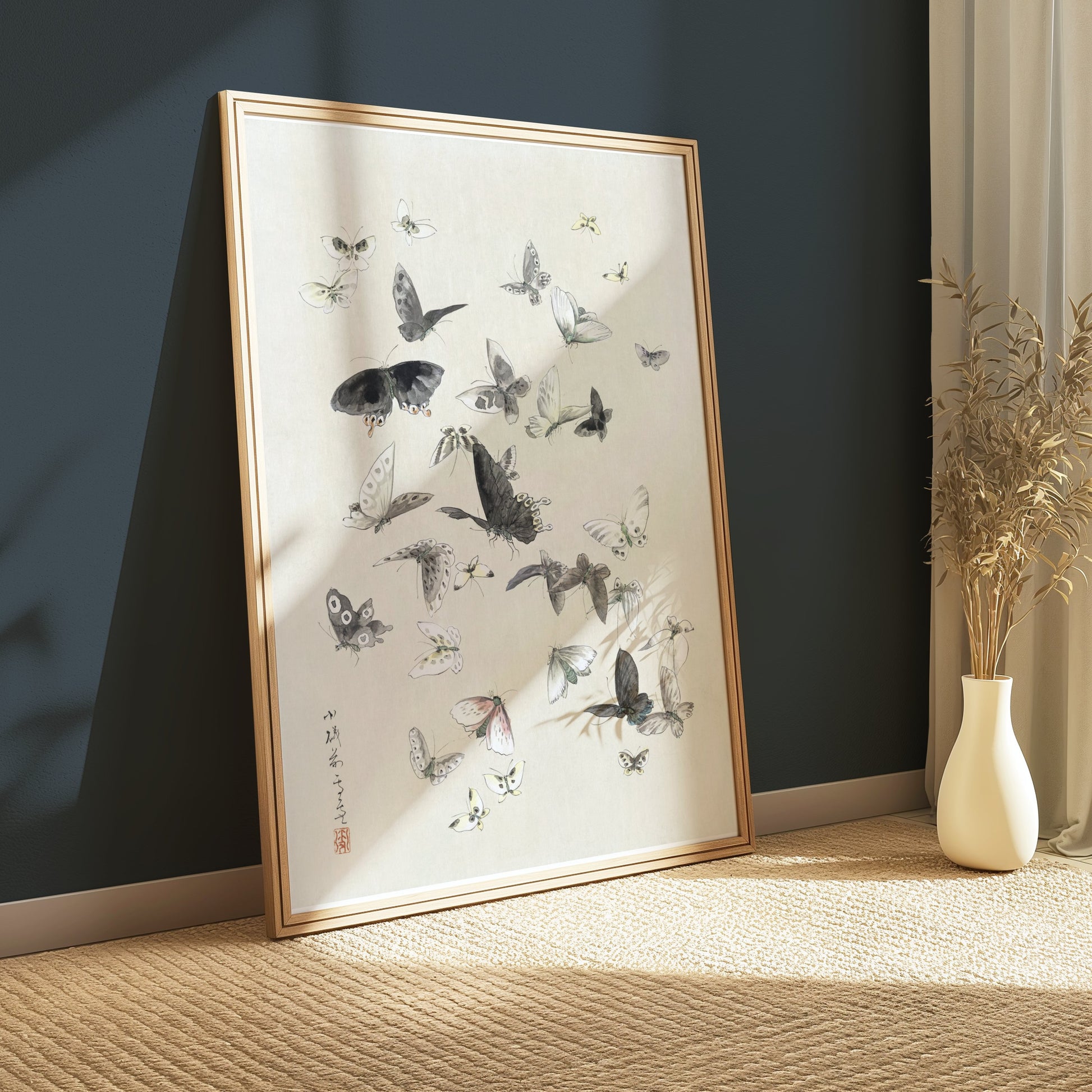Premium Poster of Graceful Butterfly Illustration Art Print Posters
